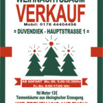 Weihnachtsbaumverkauf